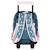 Sac à dos à roulettes fille 43 cm - motif cheval - generique bella sara Blanc / multicolore+Violet 6 - vertbaudet enfant 
