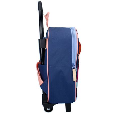 Sac à dos à roulettes la reine des neiges elsa 3d – 32 cm Bleu marine 2 - vertbaudet enfant 