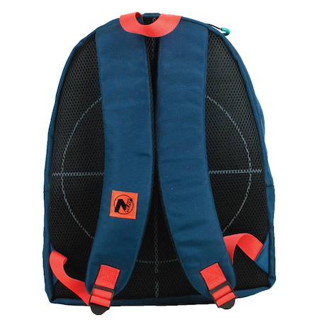 Sac à dos nerf en textile imprimé camouflage 2 compartiments Bleu / rouge / bleu 2 - vertbaudet enfant 