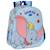 Sac à dos fille imprimé dumbo 3d tissu synthétique disney Bleu / rose / clair 1 - vertbaudet enfant 