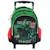 Trolley scolaire bakugan à pvc laminé et poignée télescopique Bleu / vert / clair 4 - vertbaudet enfant 