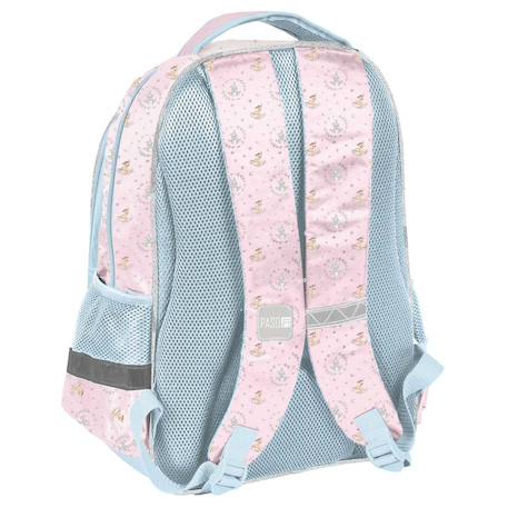 Sac à dos scolaire bambi moments paillettes 42 cm - 2 compartiments Bleu / rose 2 - vertbaudet enfant 