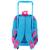 Sac à roulettes fille bluey avec poignée télescopique pour lécole maternelle 32 cm Bleu / rose / blanc 3 - vertbaudet enfant 