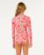 Maillot une pièce manches longues sunshine upf fille Mint haze 2 - vertbaudet enfant 