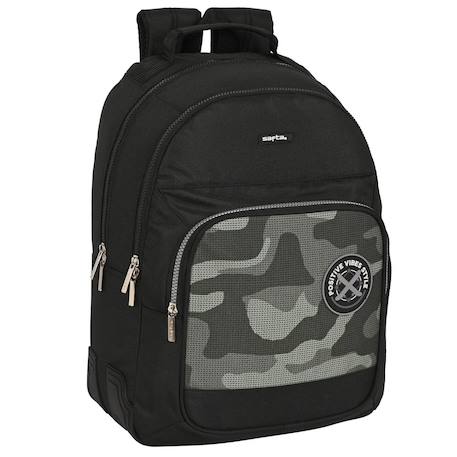 Garçon-Accessoires-Cartable, trousse-Sac à dos safta stone – 2 compartiments zippés 42 x 32 x 15 cm