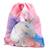 Sac fille piscine licorne – 40 cm avec fermeture à lacets – côtés mesh Rose 2 - vertbaudet enfant 