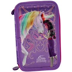 Trousse fille remplie unicorn academy imprimé licorne  - vertbaudet enfant