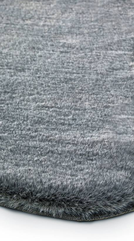 Tapis ultra doux imitation fourrure cosy Gris minéral 2 - vertbaudet enfant 