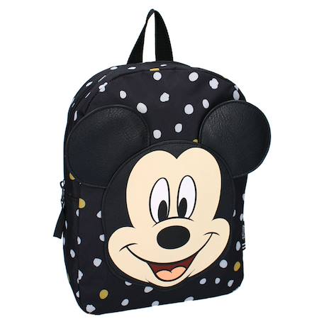 Fille-Sac à dos fille mickey mouse avec appliqué pu et motif pois
