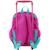 Sac à dos à roulettes fille - effet brillant 3d - barbie licence officielle Multicolore 2 - vertbaudet enfant 