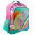Sac à dos scolaire fille licorne arc-en-ciel et pompons 41 cm Rose/multicolore 1 - vertbaudet enfant 