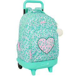Sac à dos à roulettes safta coeur 45 cm trolley haut de gamme  - vertbaudet enfant