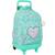 Sac à dos à roulettes safta coeur 45 cm trolley haut de gamme Multicolore 1 - vertbaudet enfant 