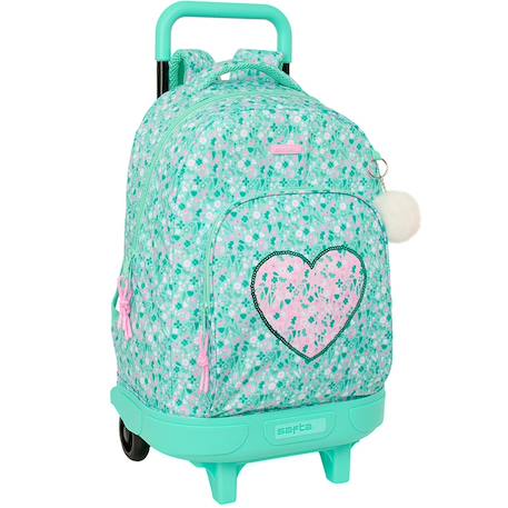 Garçon-Accessoires-Cartable, trousse-Sac à dos à roulettes safta coeur 45 cm trolley haut de gamme