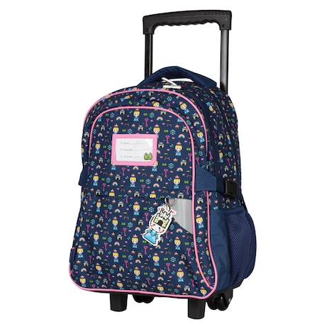 Sac à dos à roulettes kip girl 2 cpt - 43 cm (gaming princesse) Multicolore 1 - vertbaudet enfant 