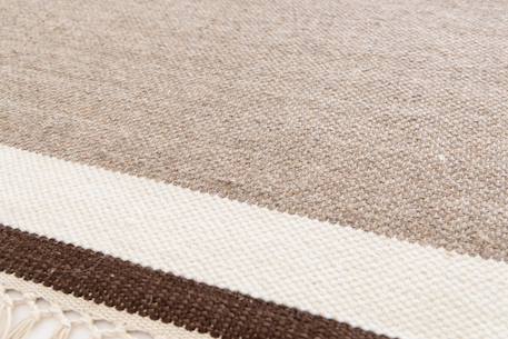 Tapis en laine et coton elegance Beige sable+Bleu naturel 4 - vertbaudet enfant 
