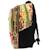 Sac à dos scolaire fille en tissu métallisé motif floral hallmark Blanc / doré / bleu 2 - vertbaudet enfant 