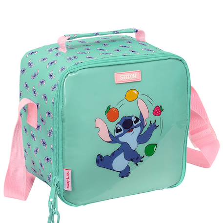 Garçon-Accessoires-Cartable, trousse-Sac goûter stitch isotherme 20 cm - sac déjeuner