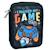 Trousse garçon zippée garnie thème jeux vidéo matière résistante 20 cm Noir / multicolore 1 - vertbaudet enfant 
