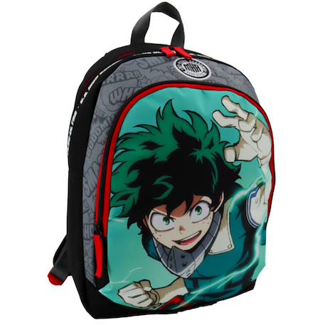 Garçon-Accessoires-Cartable, trousse-Sac à dos my hero academia imprimé deku en tissu synthétique