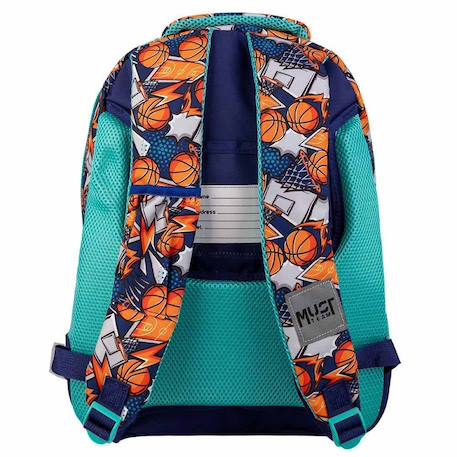 Sac à dos garçon de primaire all star basketball 43x32x18 cm – 25 l must Bleu 2 - vertbaudet enfant 