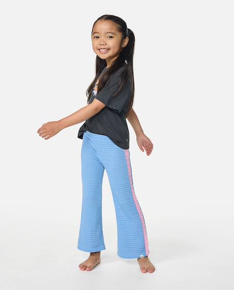 Pantalon surf magic knit fille Cornflower blue 3 - vertbaudet enfant 