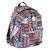 Sac à dos fille avec 2 compartiments rip curl double dome multico 42 cm - qualité premium Multicolore 1 - vertbaudet enfant 