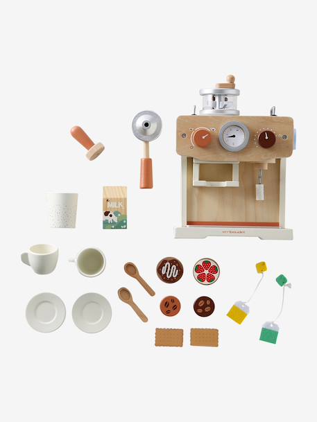 Grande cafetière avec accessoires en bois FSC® écru 8 - vertbaudet enfant 