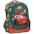 Sac à dos garçon cars road trip 2 compartiments zippés 45 cm Noir / jaune / gris / rouge 1 - vertbaudet enfant 