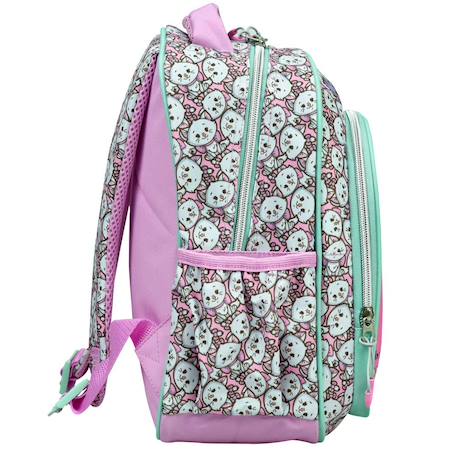 Sac à dos maternelle fille polyester imprimé marie disney Blanc / violet / clair / bleu 4 - vertbaudet enfant 