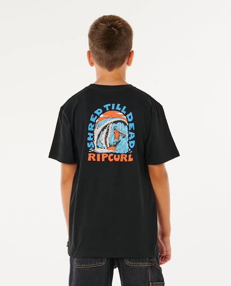 T-shirt à manches courtes shred til enfant Black+Sunlight 5 - vertbaudet enfant 