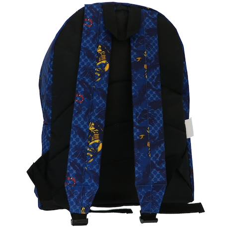 Sac à dos scolaire garçon textile motif tigre renforcé Bleu / bleu / bleu 4 - vertbaudet enfant 
