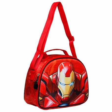 Sac gouter iron man 3d 25 cm - sac déjeuner Multicolore 3 - vertbaudet enfant 