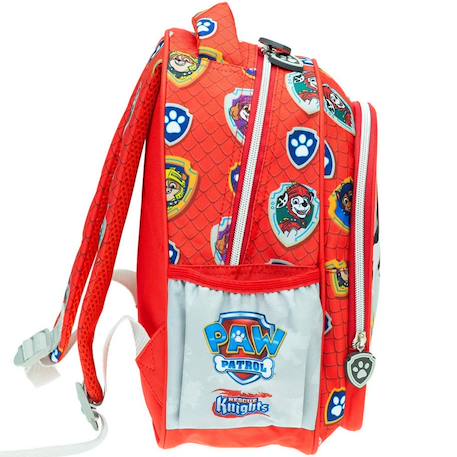 Sac à dos maternelle pat patrouille imprimé marshall en tissu synthétique Blanc / rouge / bleu 3 - vertbaudet enfant 
