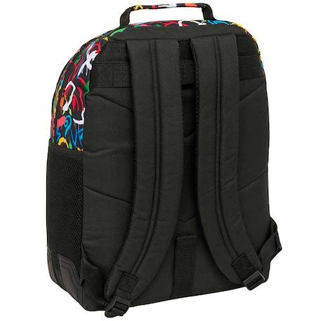 Sac à dos safta graffiti colors 42 cm - 2 cpt Multicolore 2 - vertbaudet enfant 
