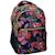 Sac à dos fille hallmark floral 43 cm à 2 compartiments zippés - hallmark Bleu / gris / anthracite / bleu 1 - vertbaudet enfant 