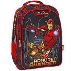 -Sac à dos garçon avengers iron man imprimé polyester armuré