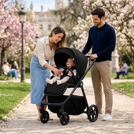 Poussette duo coco Noir 2 - vertbaudet enfant 