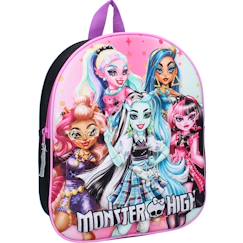 Sac à dos maternelle fille monster high the boo crew 32 cm  - vertbaudet enfant
