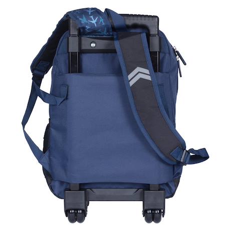 Sac à dos à roulettes kip boy 43 cm - 2 cpt (aviator) Multicolore 2 - vertbaudet enfant 