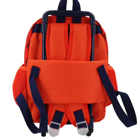 Sac à dos à roulettes fille 3d miraculous ladybug - trolley pratique Rouge 2 - vertbaudet enfant 