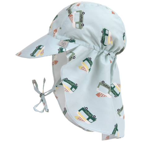 Bébé-Accessoires-Bonnet, écharpe, gants-Casquette protège nuque anti-uv (7-12 mois)