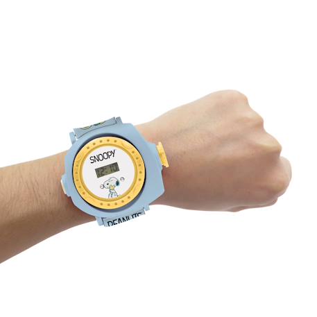 Montre digitale avec projection snoopy Bleu 4 - vertbaudet enfant 