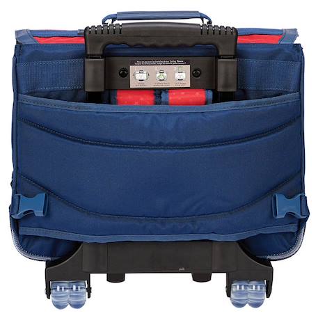 Sac à dos trolley 38 cm cp-ce2 morgan les fantaisies Noir / rouge 3 - vertbaudet enfant 