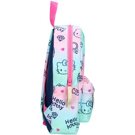 Sac à dos maternelle fille hello kitty mode 33 cm Bleu / rose / clair 4 - vertbaudet enfant 