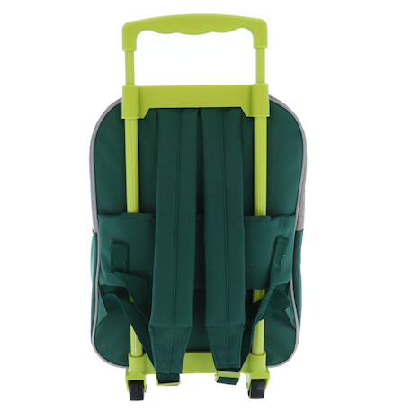 Sac à dos trolley garçon dinosaure roarrr avec poignée télescopique 39 cm Vert 3 - vertbaudet enfant 