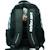 Sac à dos scolaire compartimenté motif robot no fear 43 cm Gris / noir / bleu 3 - vertbaudet enfant 