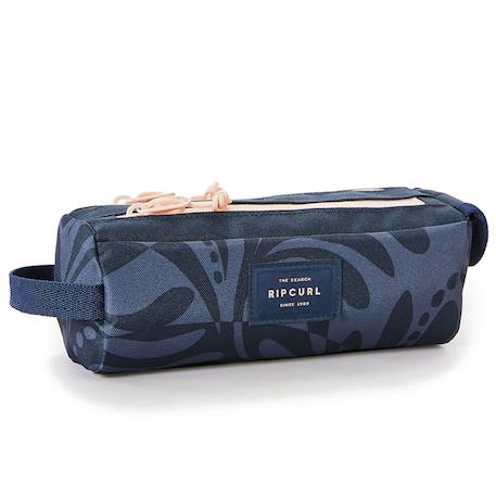 Trousse double compartiment rip curl afterglow 21 cm Bleu marine 1 - vertbaudet enfant 