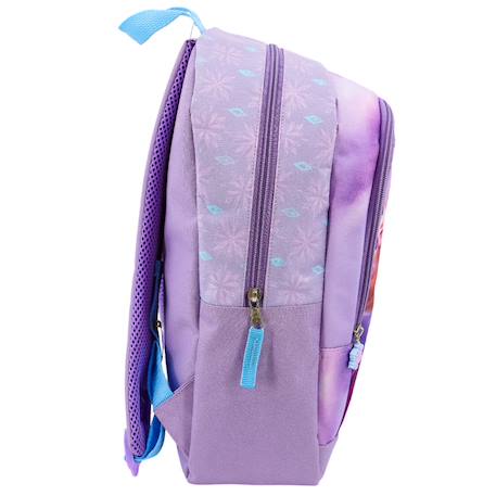Sac à dos enfant fille la reine des neiges avec elsa et anna 38 cm Blanc / violet / bleu 2 - vertbaudet enfant 