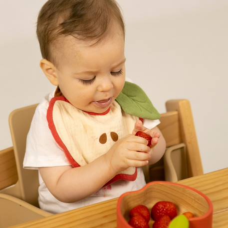 Bavoir pepa la pomme Beige 6 - vertbaudet enfant 